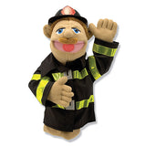 Melissa & Doug Firefighter Puppet With Detachable Wooden Rod