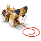 Melissa & Doug Playful Puppy Wooden Pull Toy for Beginner Walkers