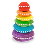 Melissa and Doug Kids Toys, Plush Rainbow Stacker