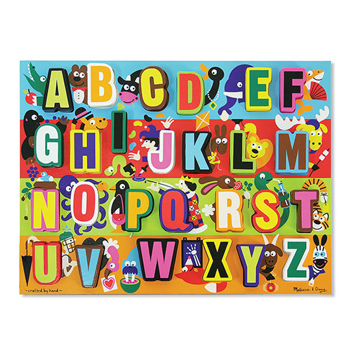 Melissa & Doug Jumbo ABC Wooden Chunky Puzzle (26pc)