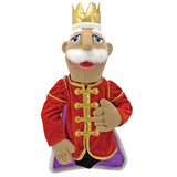 Melissa & Doug King Puppet With Detachable Wooden Rod for Animated Gestures