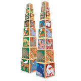 Melissa & Doug Wooden Animal Nesting Blocks - 8 Blocks Stack to Almost 3 Feet Tall