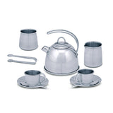 Melissa & Doug® Stainless Steel Tea Set and Storage Stand, 11 Pieces