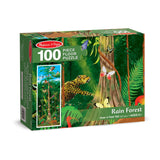 Melissa & Doug Rainforest Jumbo Jigsaw Floor Puzzle 100pc