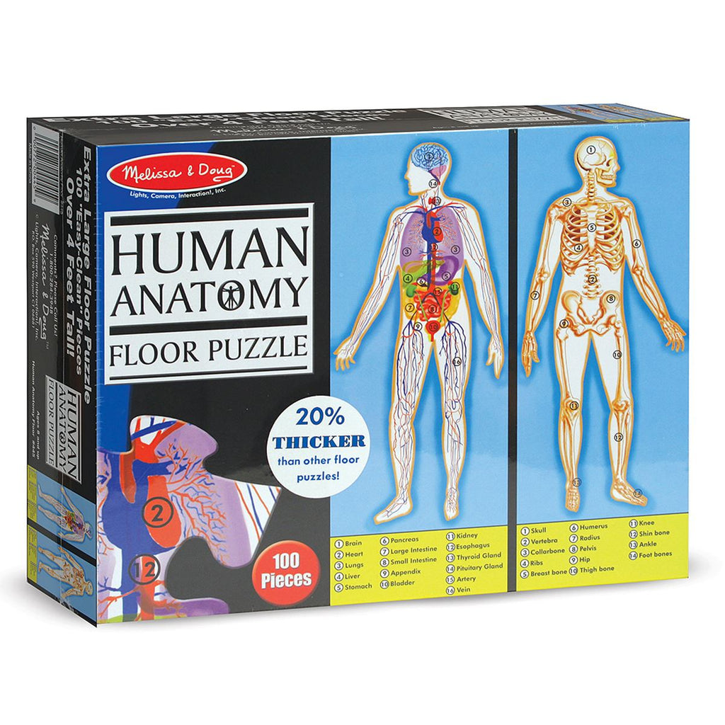 Melissa and Doug Kids Toy, Human Body 100-Piece Floor Puzzle