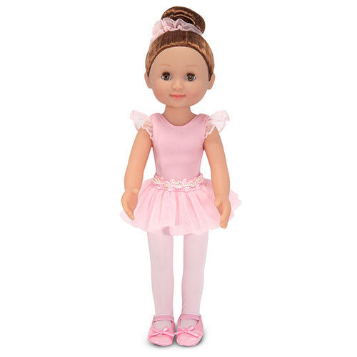 Melissa & Doug Victoria 14-Inch Poseable Ballerina Doll With Leotard and Tutu