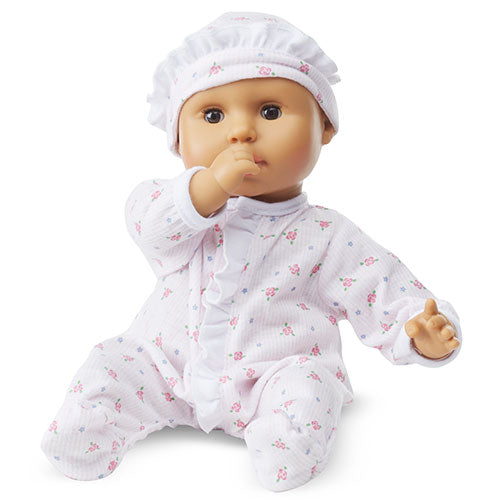Melissa & Doug Mine to Love Mariana 12-Inch Poseable Baby Doll With Romper and Hat