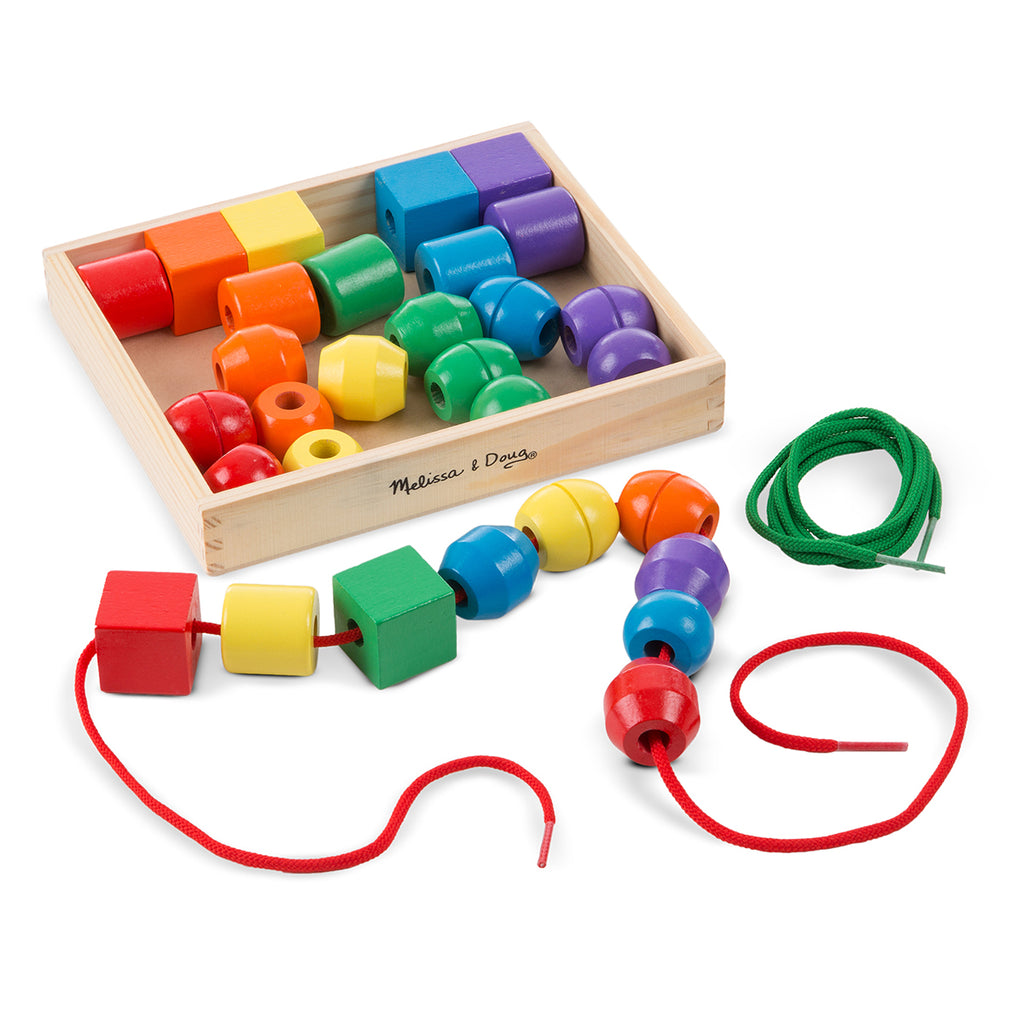 Melissa and Doug Kids Toy, Primary Lacing Beads