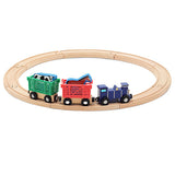 Melissa & Doug Farm Animal Wooden Train Set (12+pc)