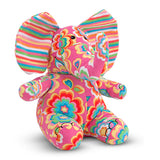 Melissa & Doug Sally Elephant - Patterned Pal Stuffed Animal