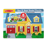 Melissa & Doug Around the House Sound Puzzle Set - 8pc