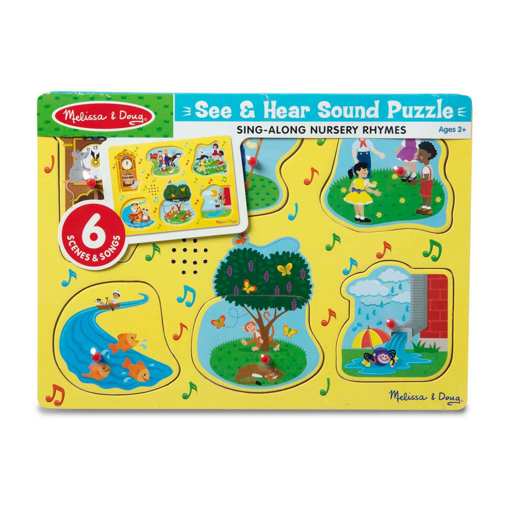 Melissa & Doug Nursery Rhymes 1 - Sound Puzzle 6pc