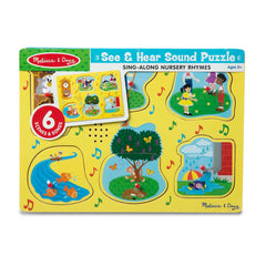 Melissa & Doug Nursery Rhymes 1 - Sound Puzzle 6pc