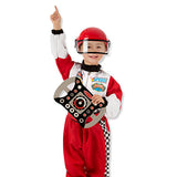 Melissa and Doug Kids' Race Car Driver Role Play Costume Set