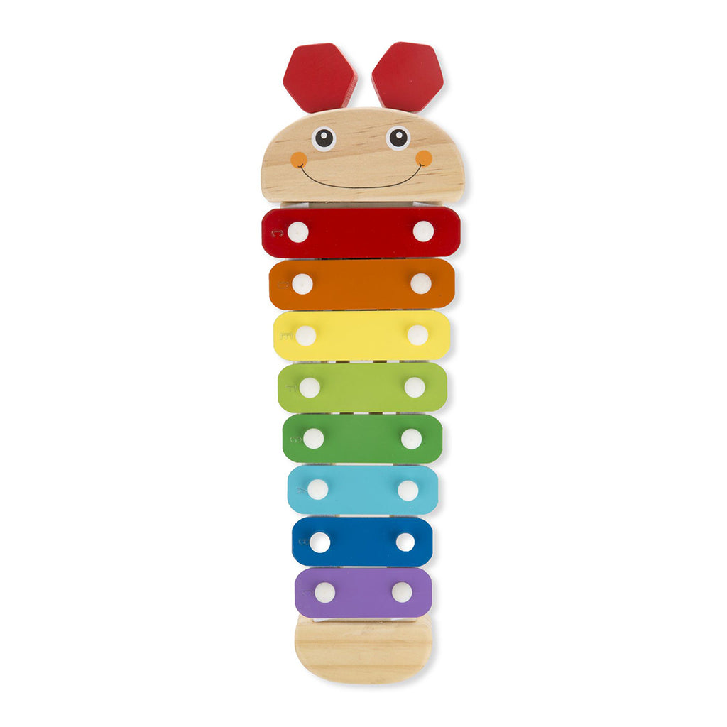 Melissa & Doug Caterpillar Xylophone Musical Toy With Wooden Mallets