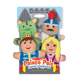 Melissa & Doug Palace Pals Hand Puppets (Set of 4) - Prince, Princess, Knight, and Dragon