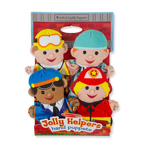Melissa and Doug Kids' Jolly Jobs Hand Puppets Set