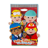 Melissa and Doug Kids' Jolly Jobs Hand Puppets Set