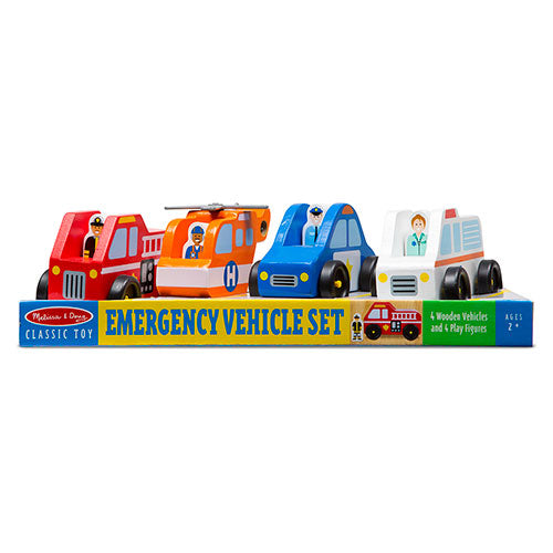 Melissa & Doug Emergency Vehicle Set