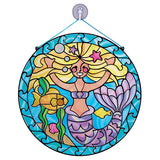 Girl's Melissa & Doug 'Stained Glass Made Easy - Mermaid' Peel & Press Sticker Kit