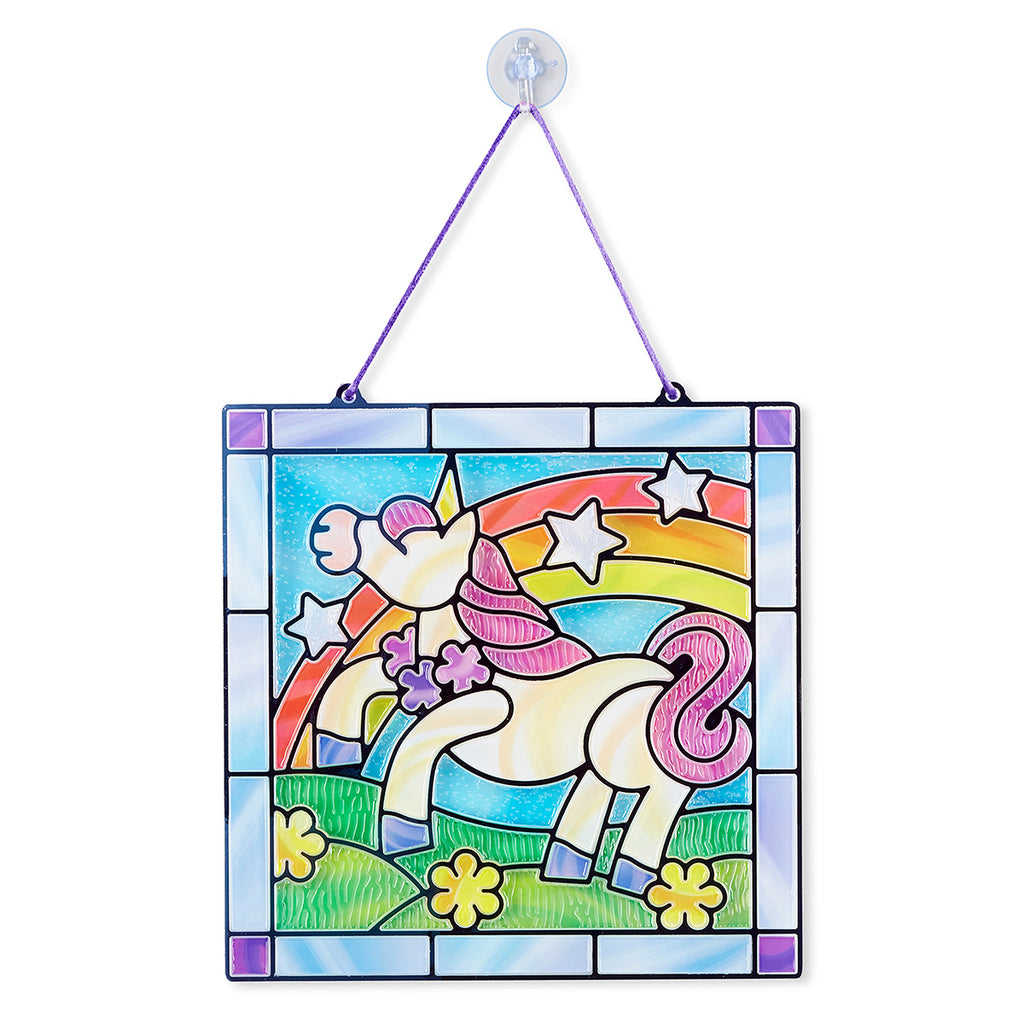 Melissa & Doug Stained Glass - Unicorn