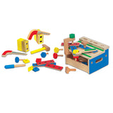 Melissa and Doug Kids' Hammer & Saw Tool Bench Set