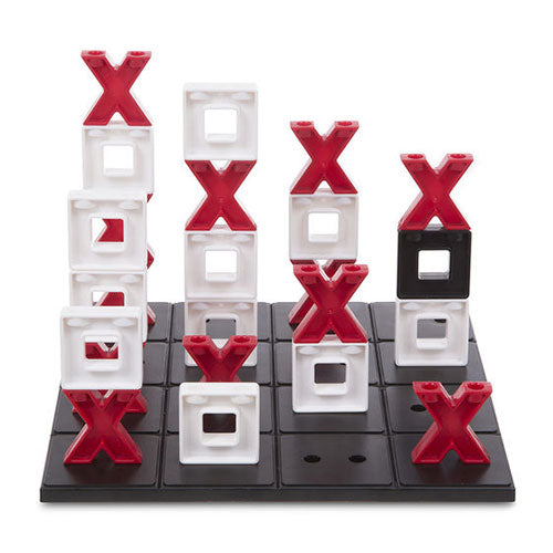 Melissa & Doug Tic Stac Toe 3-D Strategy Game for 2 Players