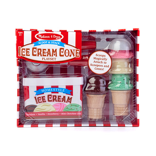 Toddler Melissa & Doug 'Scoop & Stack' Ice Cream Cone Set