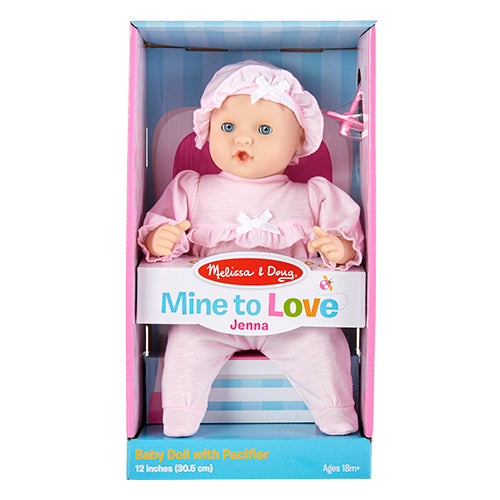 Melissa and Doug Baby Doll, 12" Jenna Doll