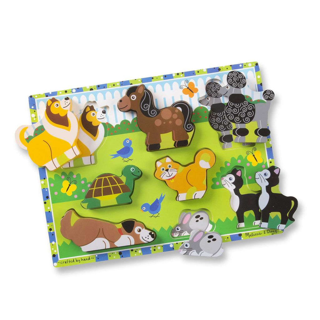 Melissa and Doug Kids Toy, Pets Chunky Puzzle