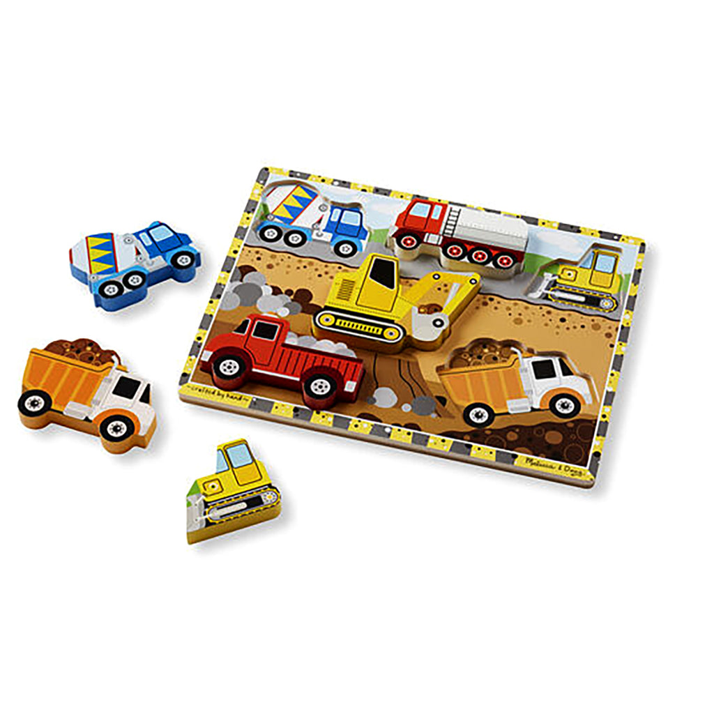 Melissa & Doug Chunky 8pc Puzzle - Construction