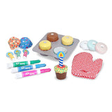 Melissa and Doug Toy, Bake and Decorate Cupcake Set