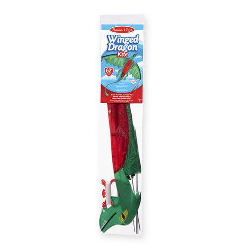 Melissa & Doug Winged Dragon Shaped Kite (62-Inch Wingspan)