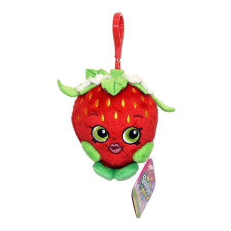 Shopkins Clip On Plush Strawberry Kiss