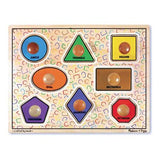 Melissa and Doug Kids Toy, Large Shapes Jumbo Knob Puzzle