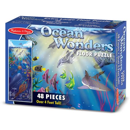 Melissa & Doug Ocean Wonders Jumbo Jigsaw Floor Puzzle 48pc