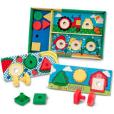 Melissa & Doug Sort, Match, Attach Nuts And Bolts Boards