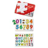 Melissa & Doug ABC & 123 Puzzle Keeper