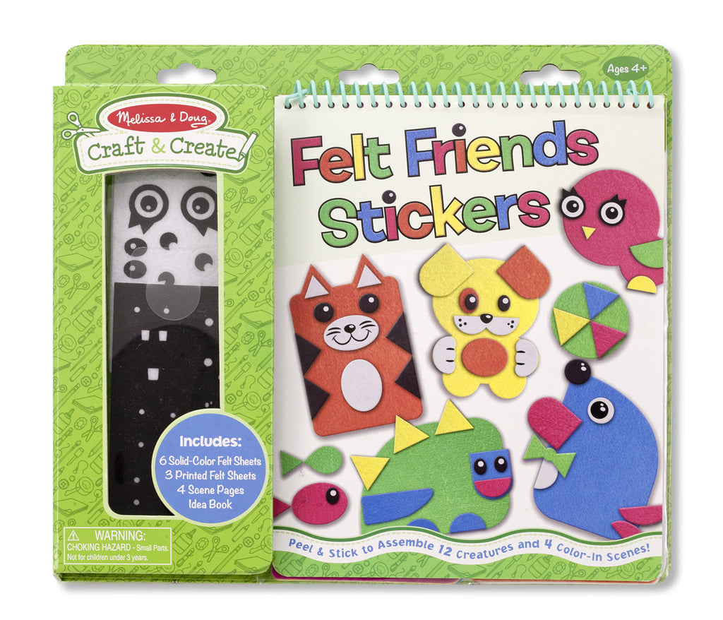 Melissa & Doug Craft & Create Felt Friends