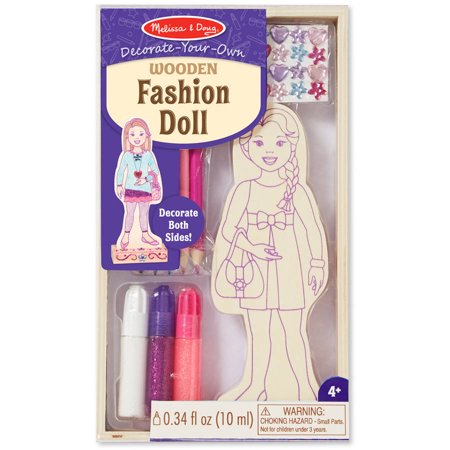 Melissa & Doug DYO Wooden Fashion Doll