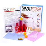 Sick Science Color Chem Kit, Discover the Science of Color with 9 Insanely Cool Experiments, Perfect Stem and Steam Chemistry Set - Ages 6 To 96