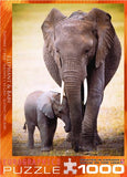 Eurographics Elephant and Baby 1000-Piece Puzzle