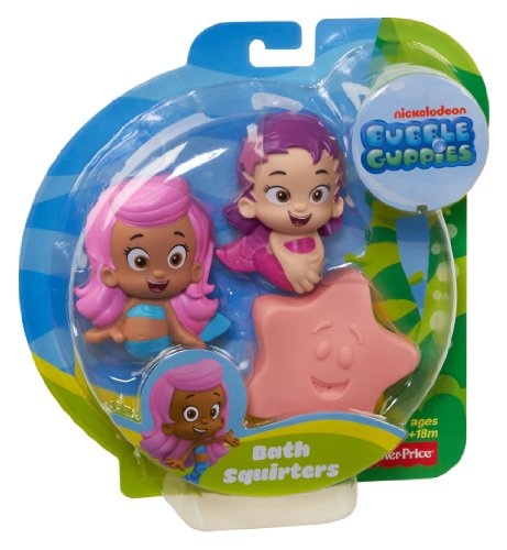 Fisher-Price Bubble Guppies, Molly, Oona, Starfish Bath Squirters
