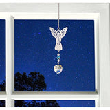 Woodstock Chimes BAMR Rainbow Makers Crystal Suncatcher, Birthstone Angel - March