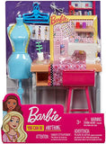 Barbie Fashion Design Studio Playset with Sewing Machine Station, Dress Form and Themed Toys, for 3 to 7 Year Olds