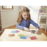 Melissa & Doug Booster Glitter Pack: Mess Free Glitter Series & 1 Scratch Art Mini-Pad Bundle (09502)