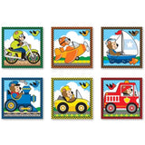 Melissa & Doug Vehicles Themed Cube Puzzle & 1 Scratch Art Mini-Pad Bundle (00772)
