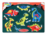 Melissa & Doug Dinosaurs Wooden Peg Puzzle (6 pcs)