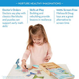 Melissa & Doug Mermaid & Dolphin Magnetic Dress-Up Wooden Dolls Pretend Play Set (35 pcs)