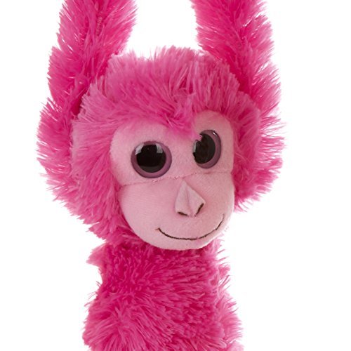 Aurora World  Hanging Monkey  Soft and Snuggly Plush Stuffed Animal  Pink, 18